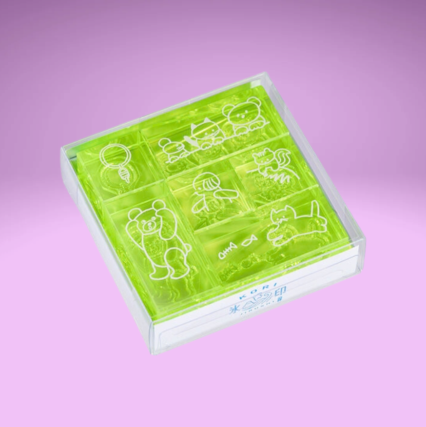 Kori Jirushi Ice Cube Stamp Set