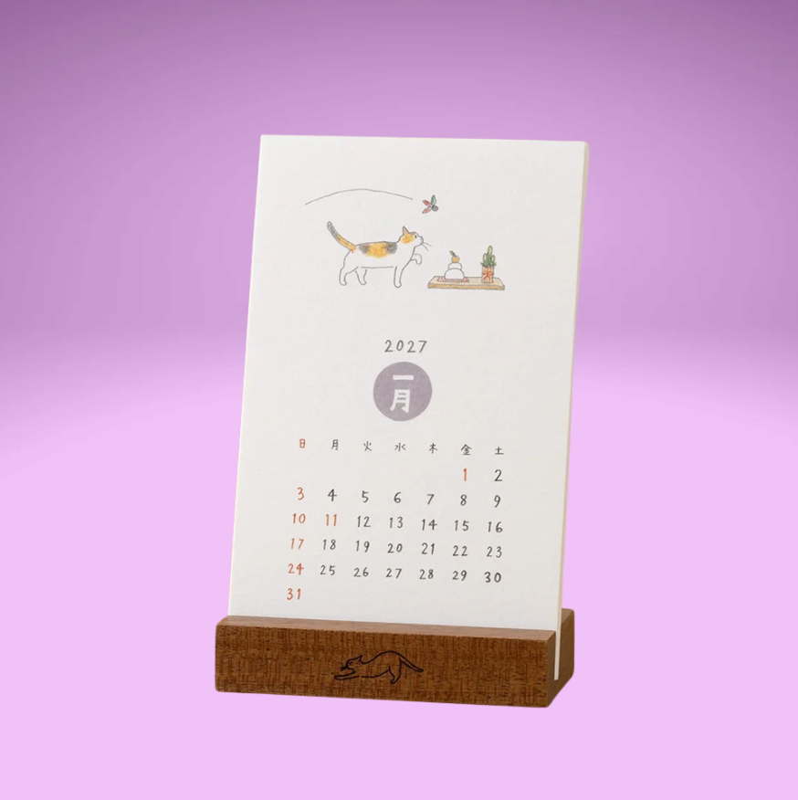 Standing Calendar 2027