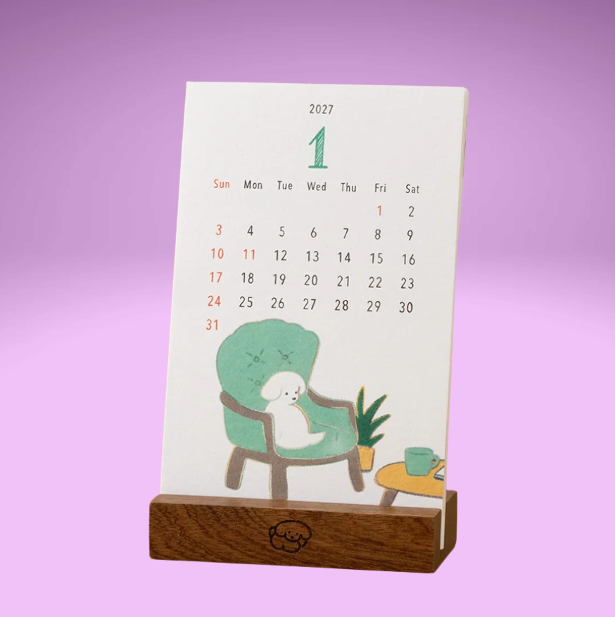 Standing Calendar 2027