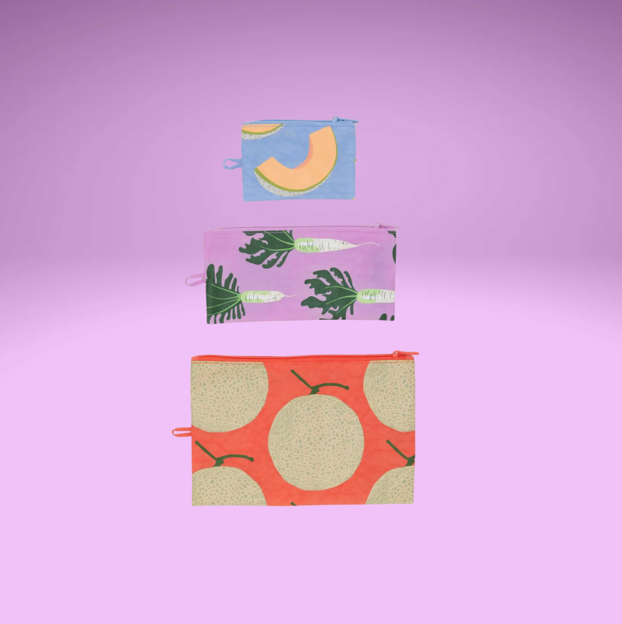 Japanese Produce Flat Pouch Set