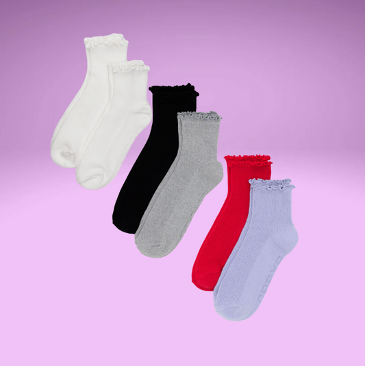 Lettuce Edge Sock Set of 2