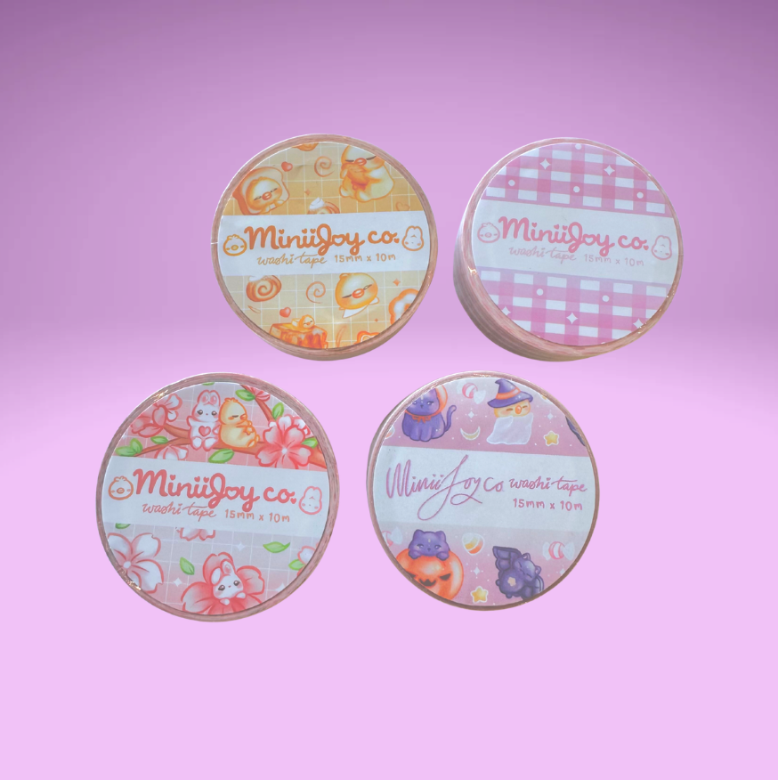 Washi Tape 15mm x 10m (designed by MiniiJoy co.)