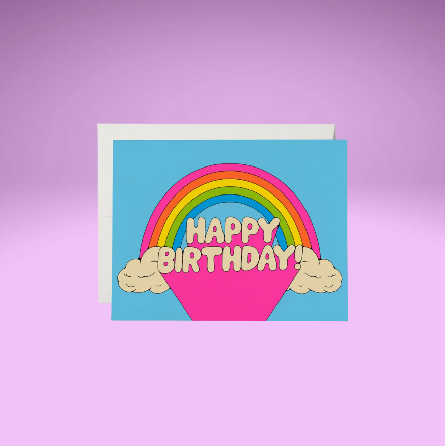 Rainbow Brick Road Card