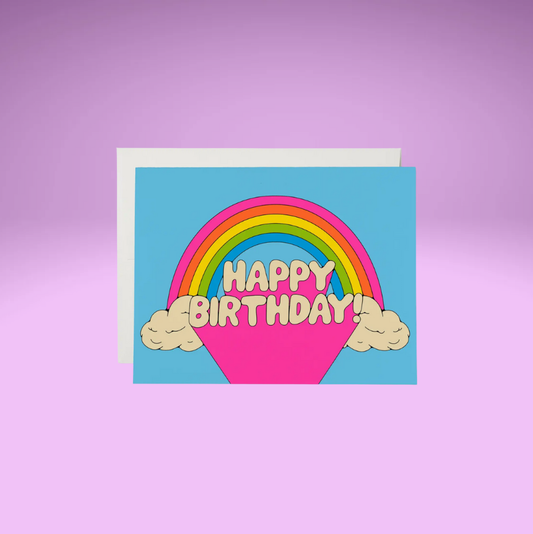 Rainbow Brick Road Card