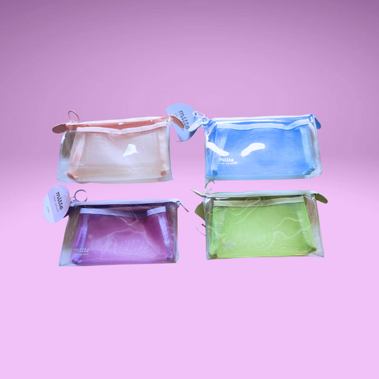 Mitte Gusset Clear Pouch
