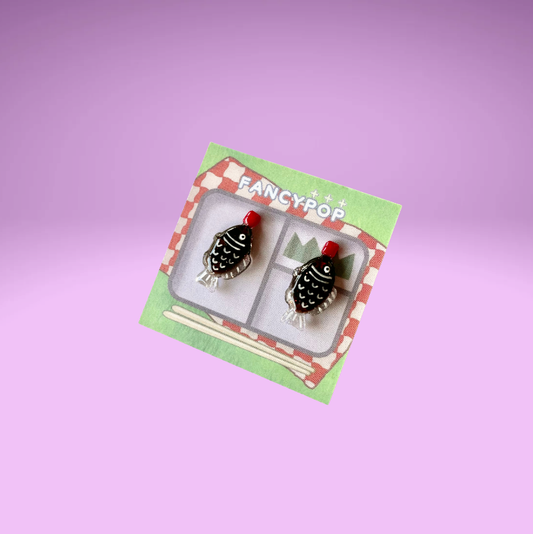 Soy Sauce Fish Earrings