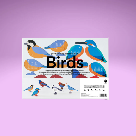 Birds Good Morning Calendar 2026