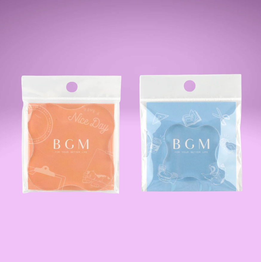 BGM Acrylic Clear Stamp Block (2 sizes)