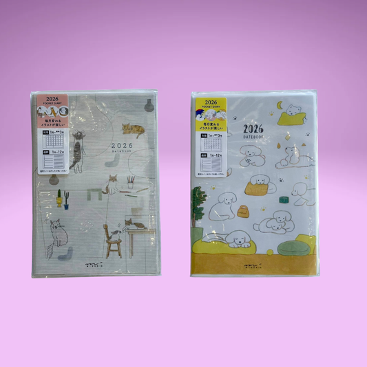 Pocket Diary 2026 (2-Designs, B6)