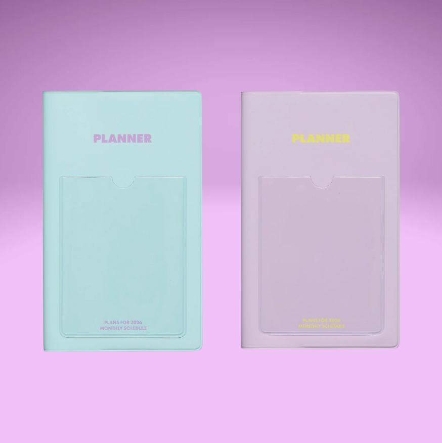2026 Monthly Planner Shine B6 Slim (2 Colors)