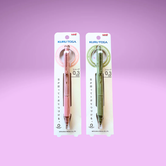 Kurutoga 0.3mm Mechanical Pencil (Pastel 2 Colors)