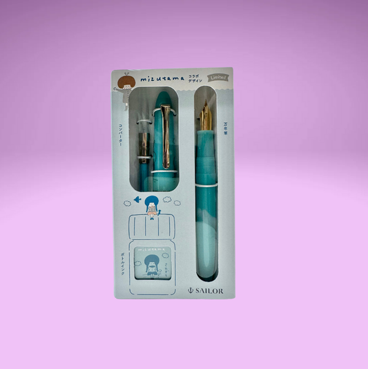 Mizutama Special Edition SAILOR Fountain Pen (3pc Set)