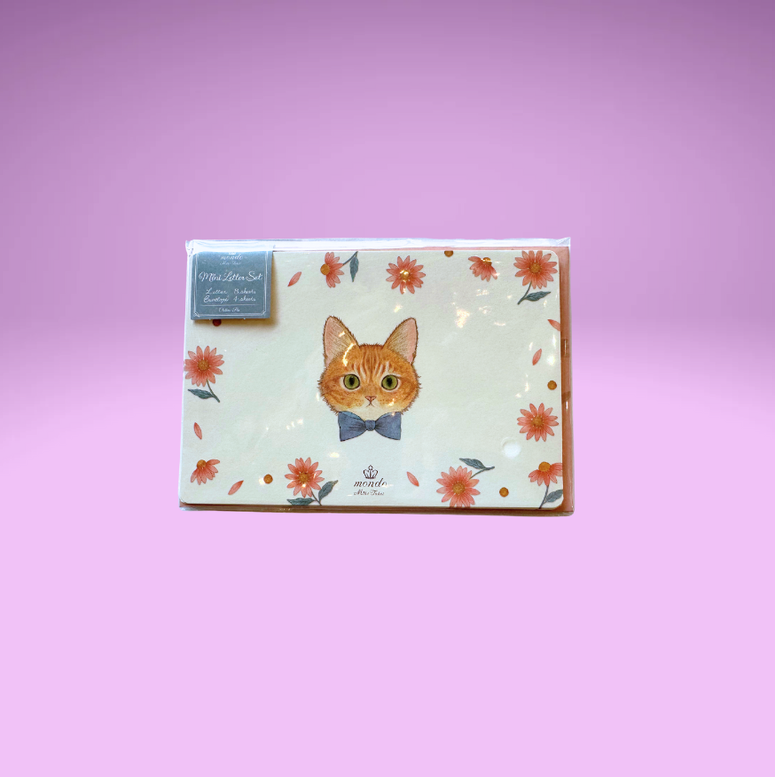 Mini Letter Set Ginger Cat