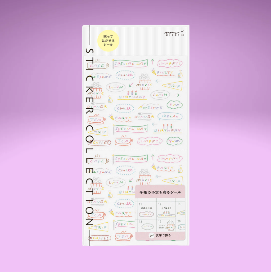 Midori Sticker Sheet Autumn 26'
