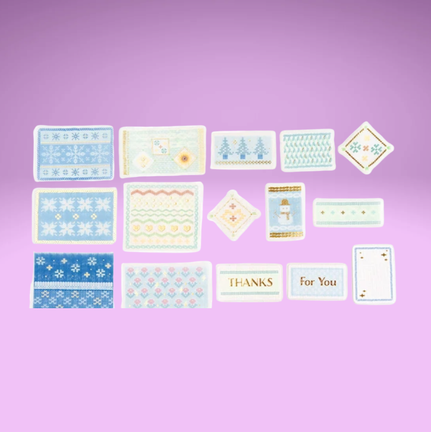 BGM Hokuou Amimono (Knitted Pattern Deco Stickers)