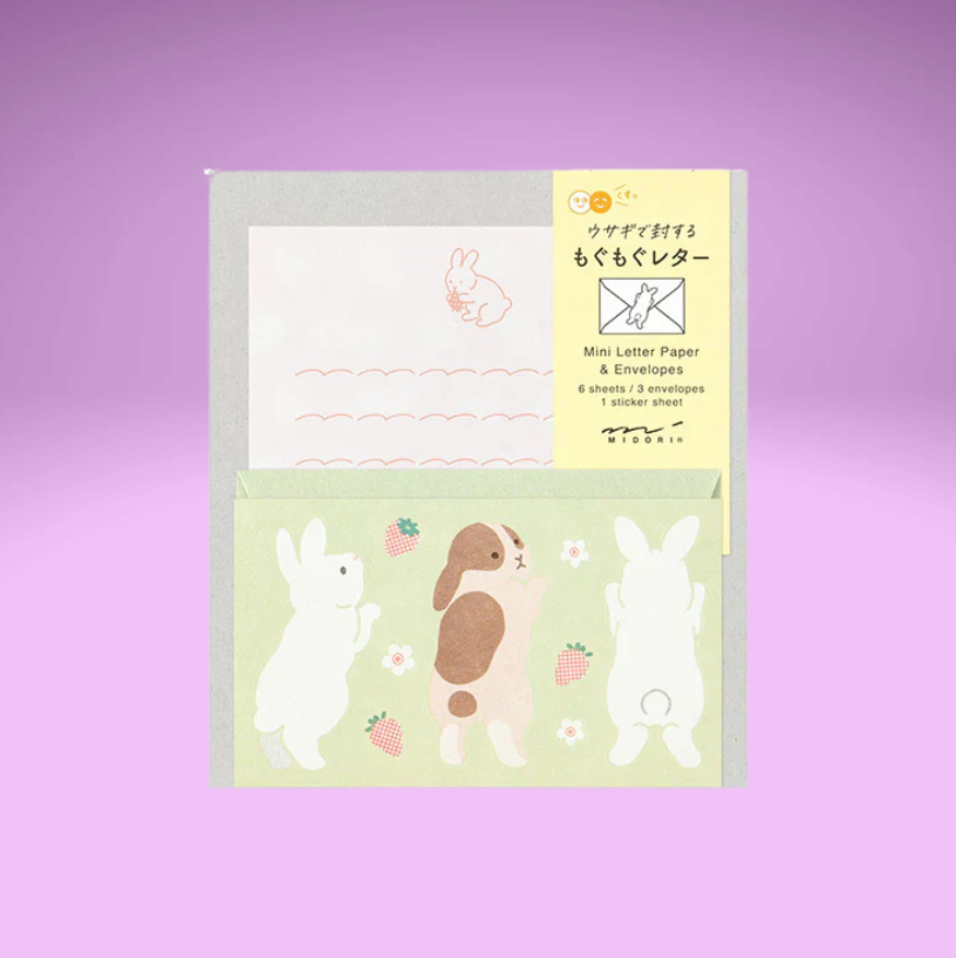 Mini Letter Paper & Envelopes with Stickers