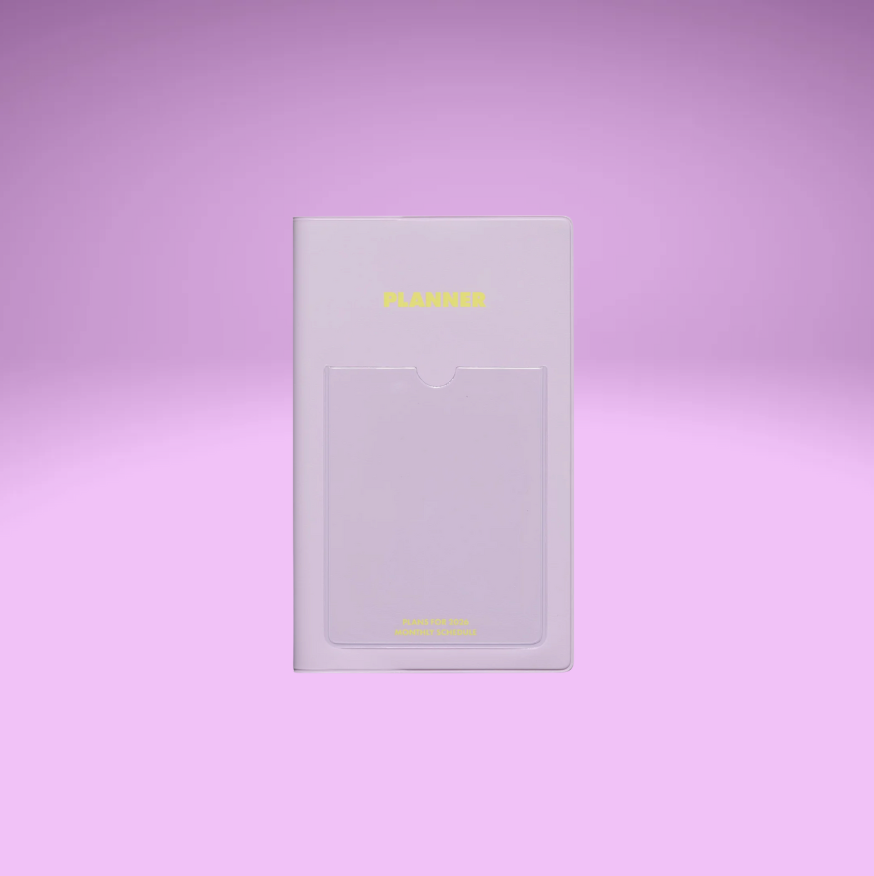 2026 Monthly Planner Shine B6 Slim (2 Colors)