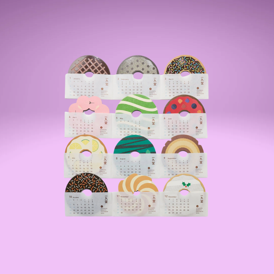 Ichikudo Donut Calendar 2026