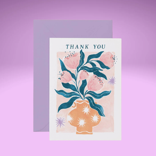 Vase Thank You Cards