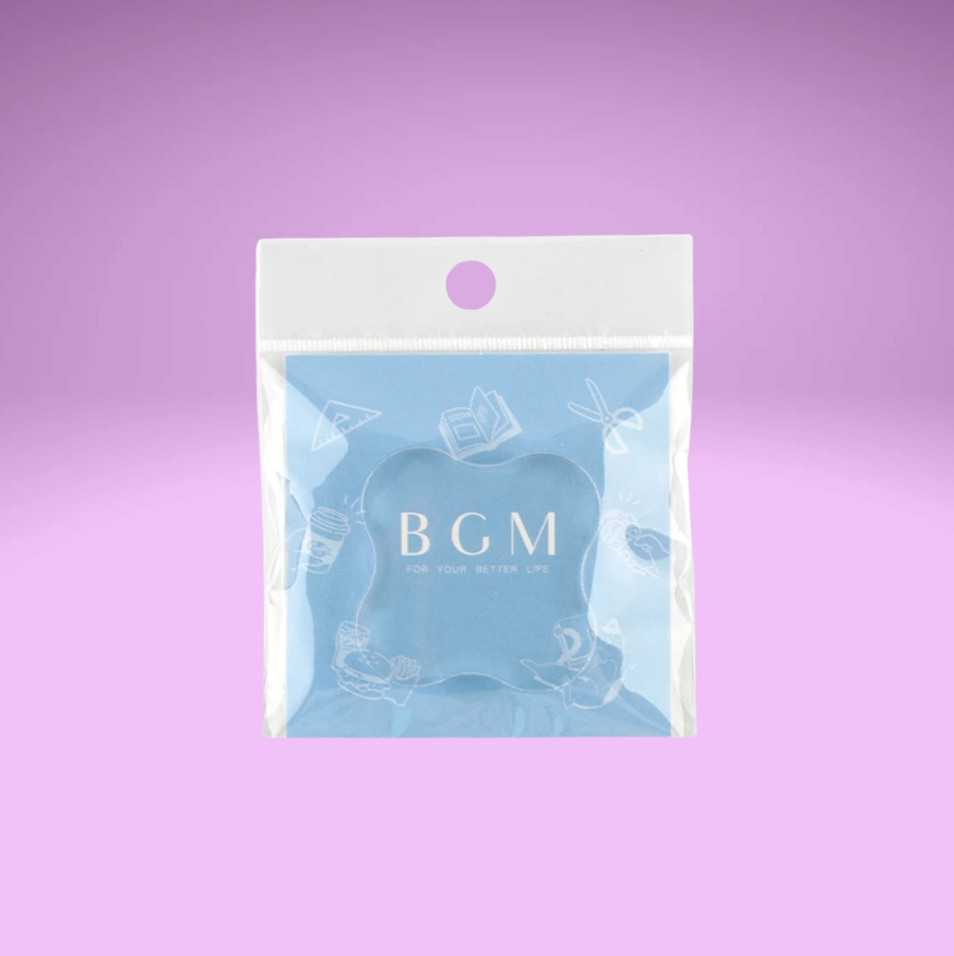 BGM Acrylic Clear Stamp Block (2 sizes)