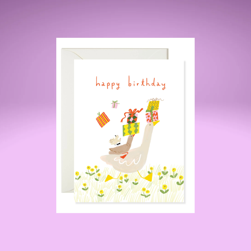 Duck Delivery Birthday – Cute Animal Birthday Card