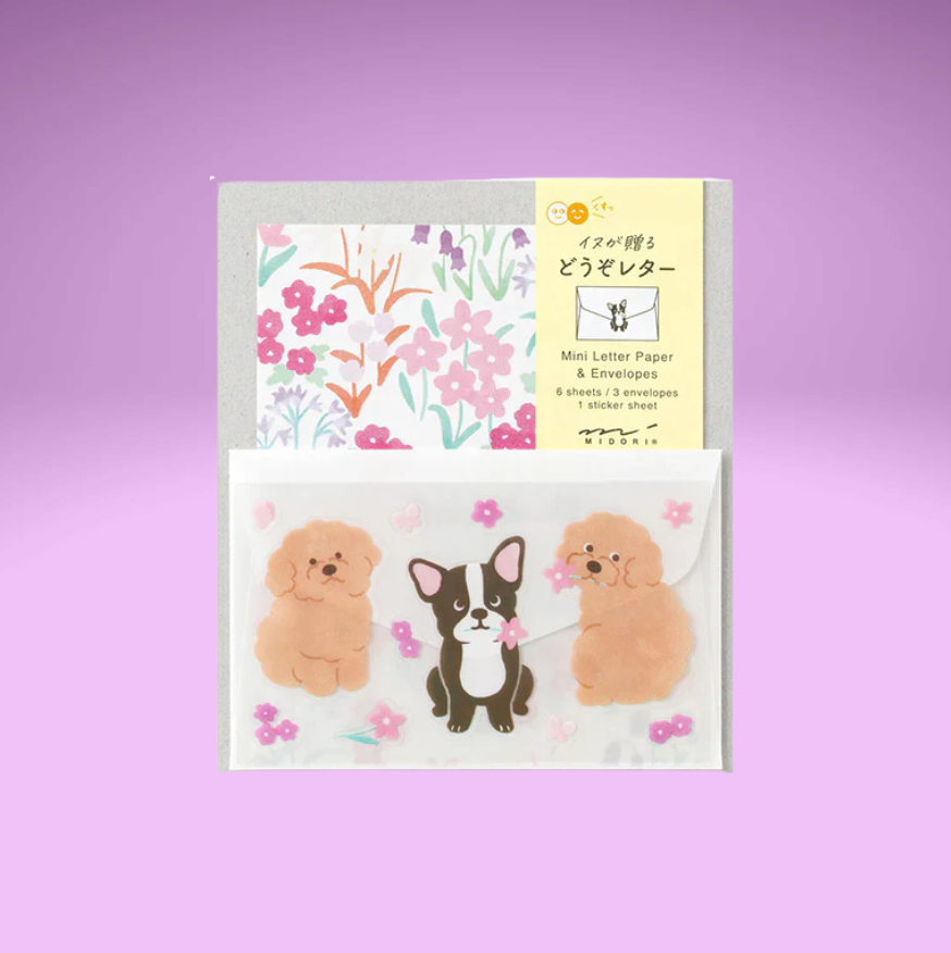 Mini Letter Paper & Envelopes with Stickers