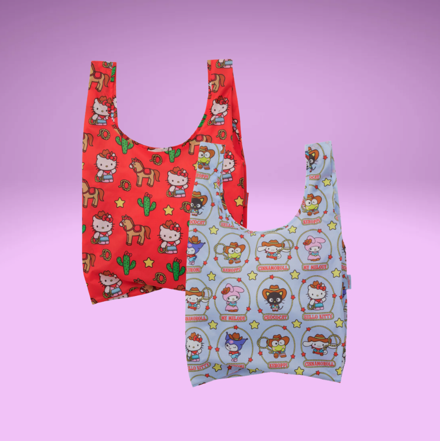 Hello Kitty Western Reusable Bags (2 Designs)