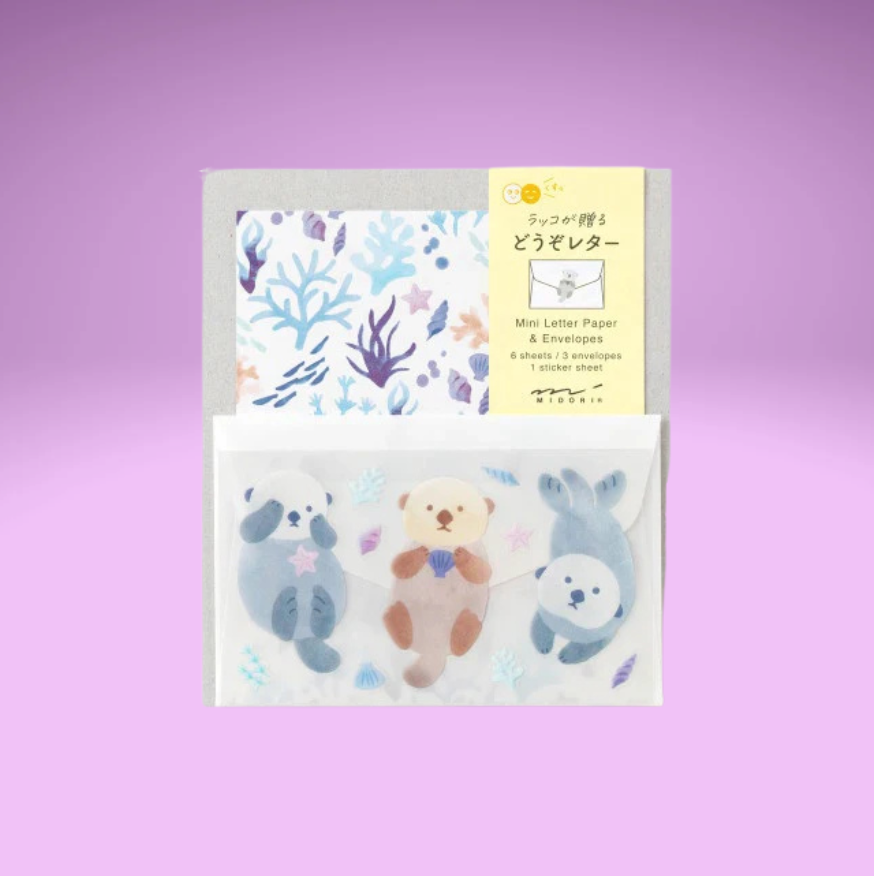 Mini Letter Paper & Envelopes with Stickers