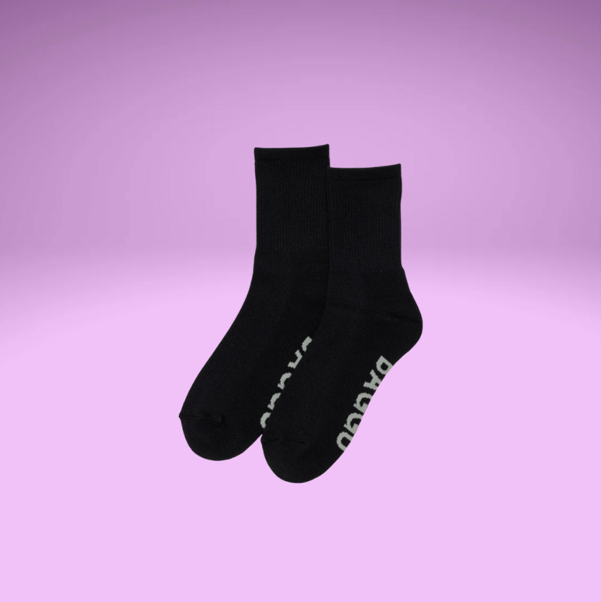 Ribbed Sock - Black