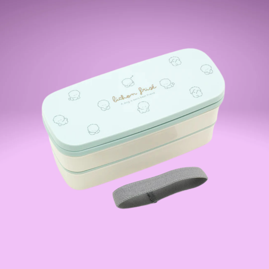 Two Tier Bento - Bichon Frise