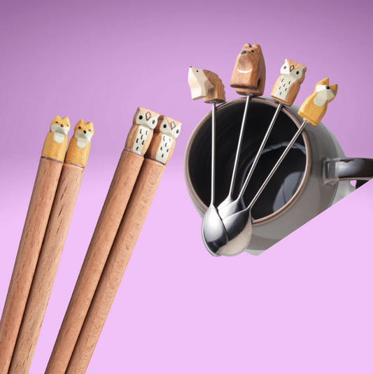 Sopo Animal Spoons and Chopsticks