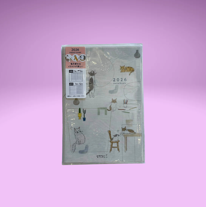 Pocket Diary 2026 (2-Designs, B6)