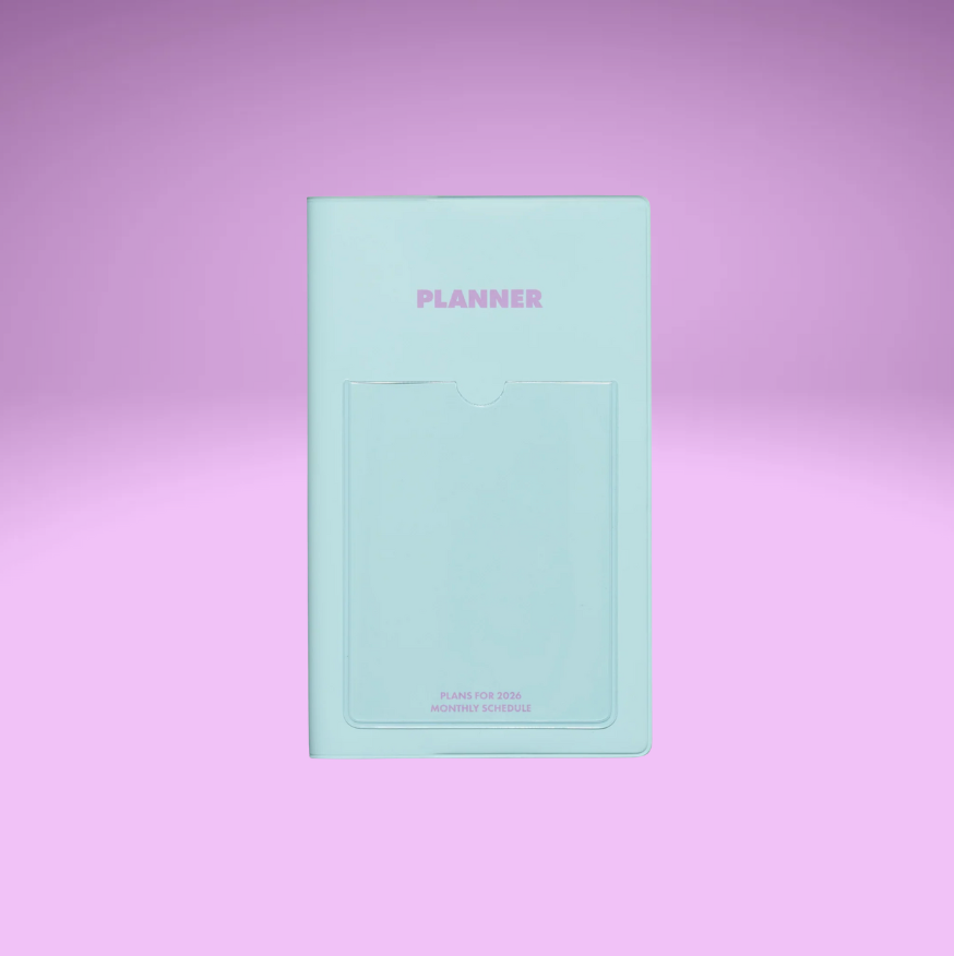 2026 Monthly Planner Shine B6 Slim (2 Colors)