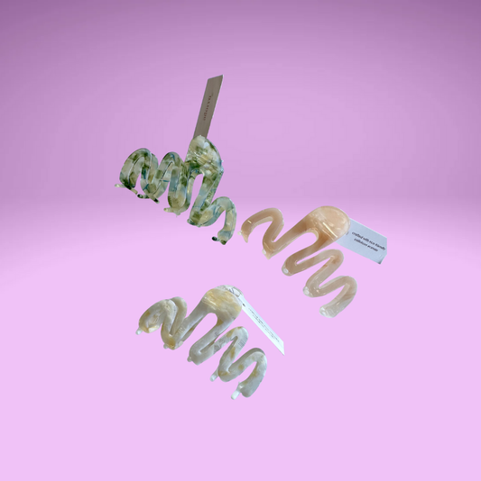 Garden Squiggle Claw Clip (large)