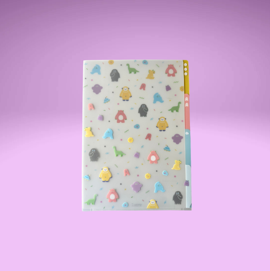 3 Pocket Clear Folder (2 Designs)