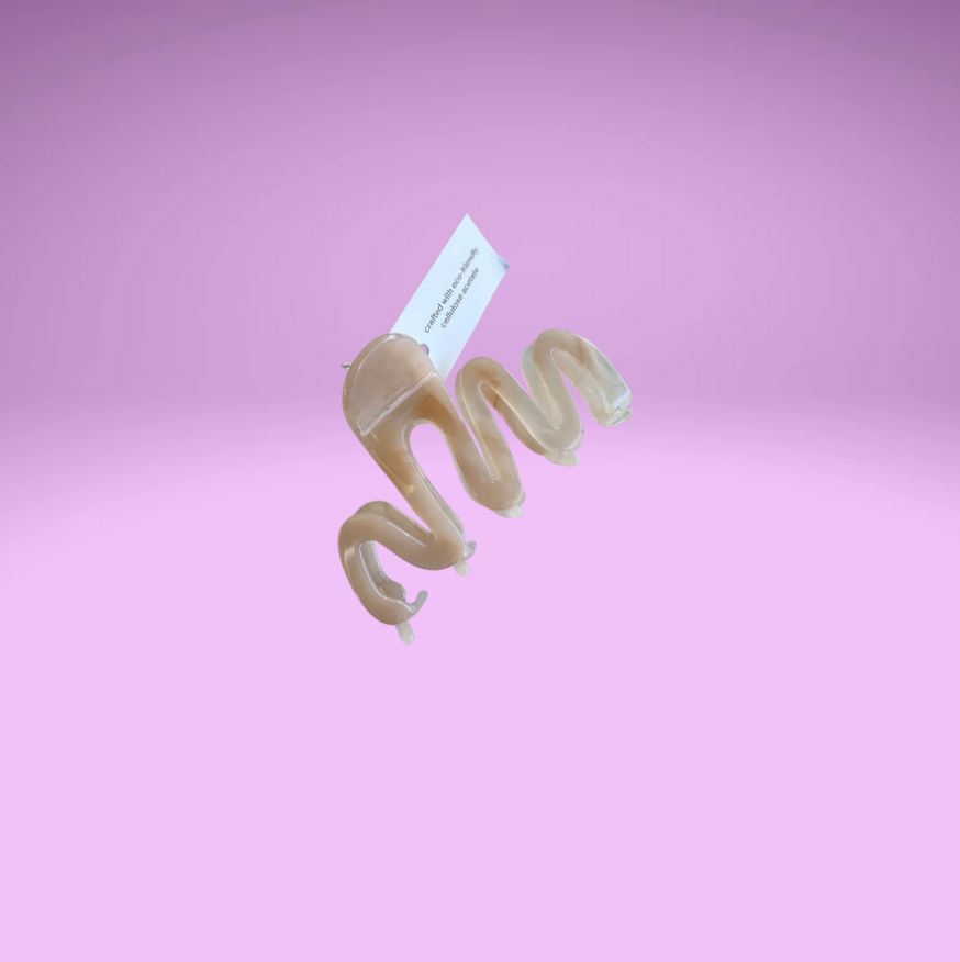 Garden Squiggle Claw Clip (large)