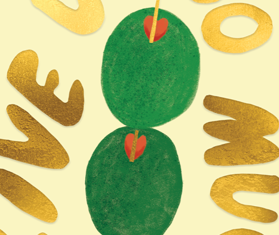 Olive Juice Love Card