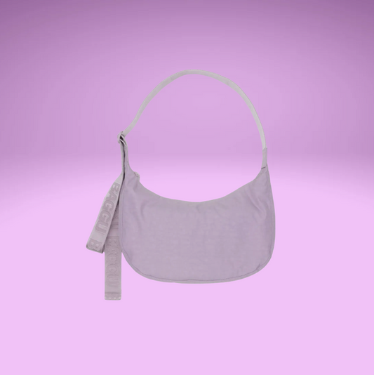 Small and Medium Dusty Pink Crescent Baggu
