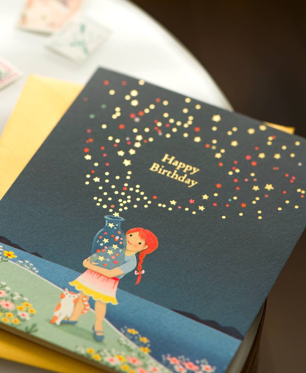 Star Bottle Birthday Card