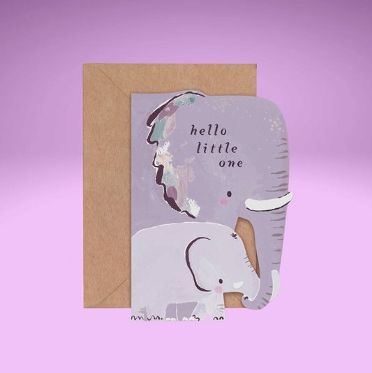 Elephant New Baby Card