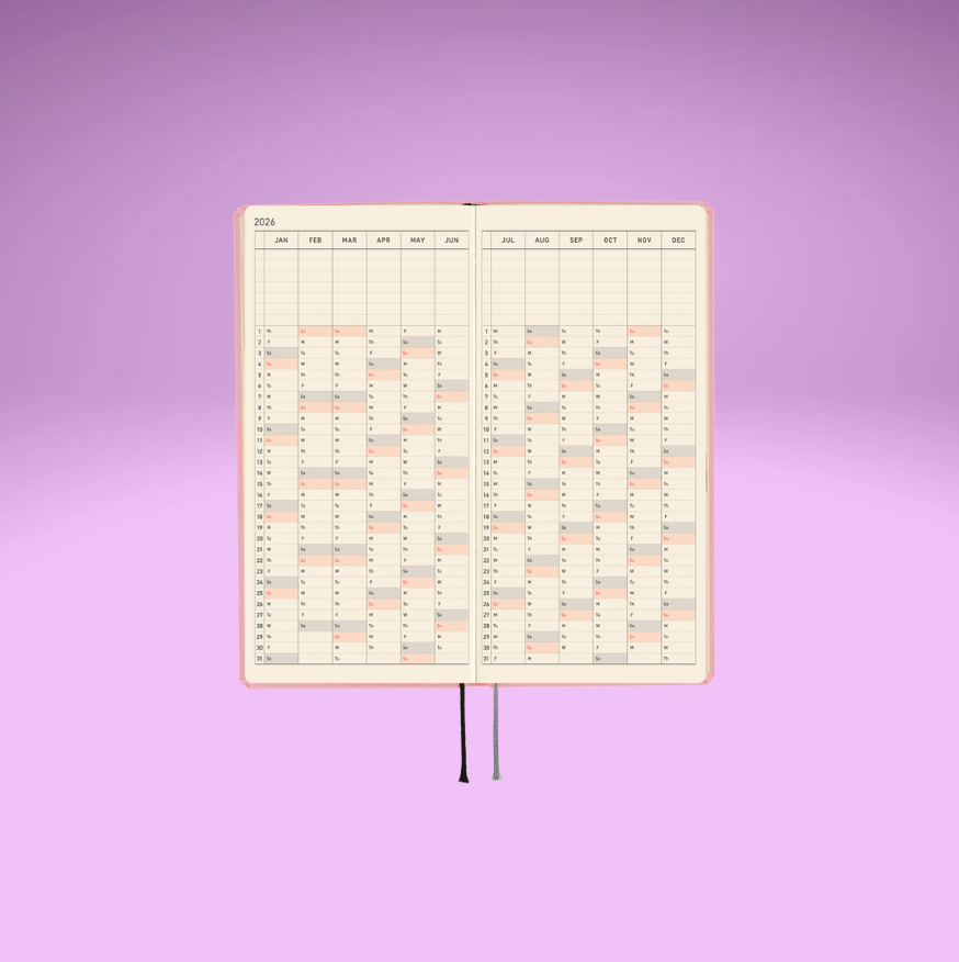 Hobonichi Mega Weeks & Mega Weeks 2026 Planner