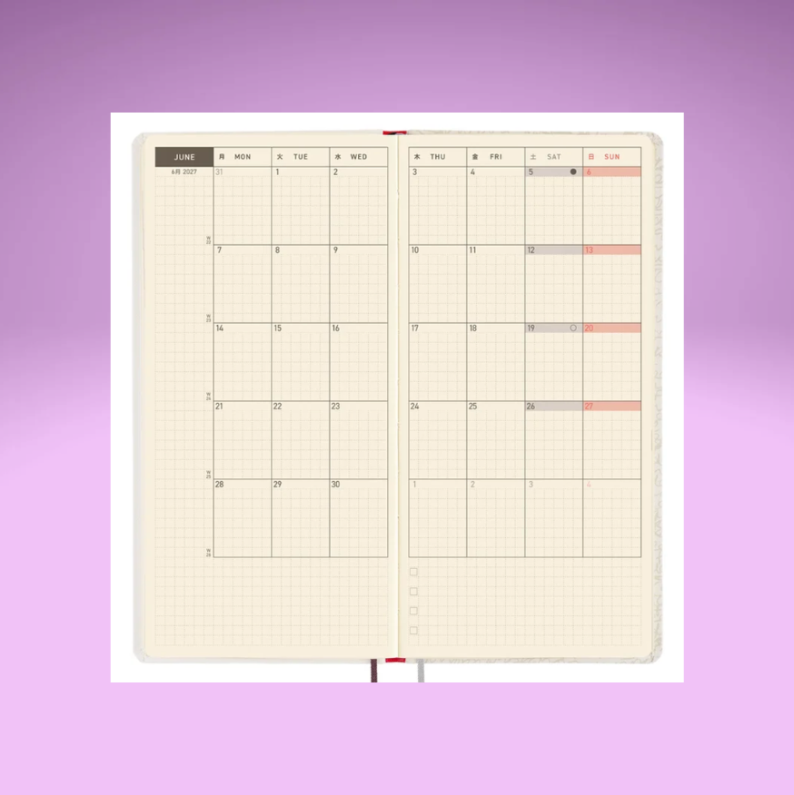 2027 Hobonichi MEGA Weeks Techo (English)