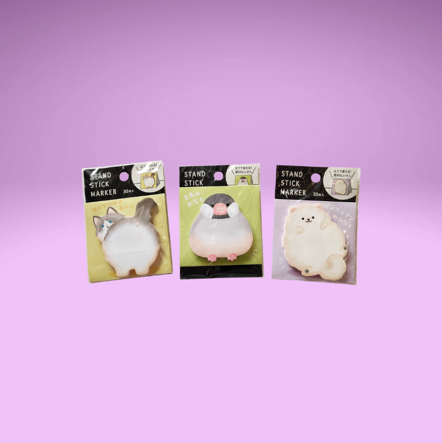 Mind Wave Animal Sticker Notes (3 Designs)