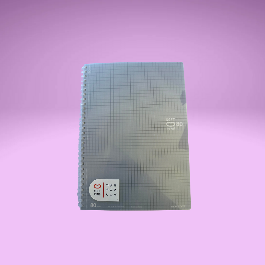 KOKUYO Notebook Silver Soft Ring Note B5 Grid