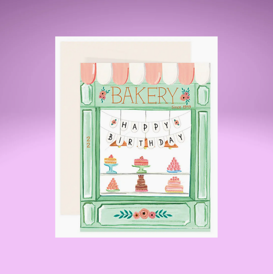 Happy Birthday Bakery Card