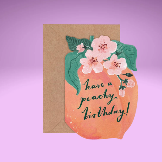 Peachy Birthday Card