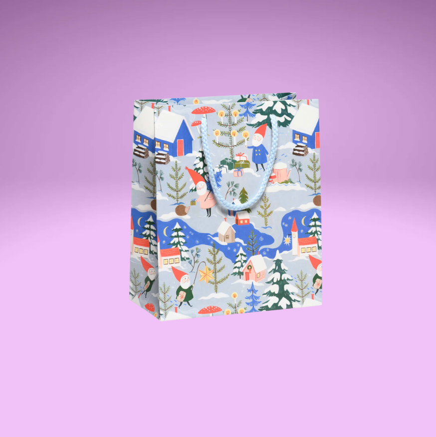 Holiday Gnomes Medium Gift Bags