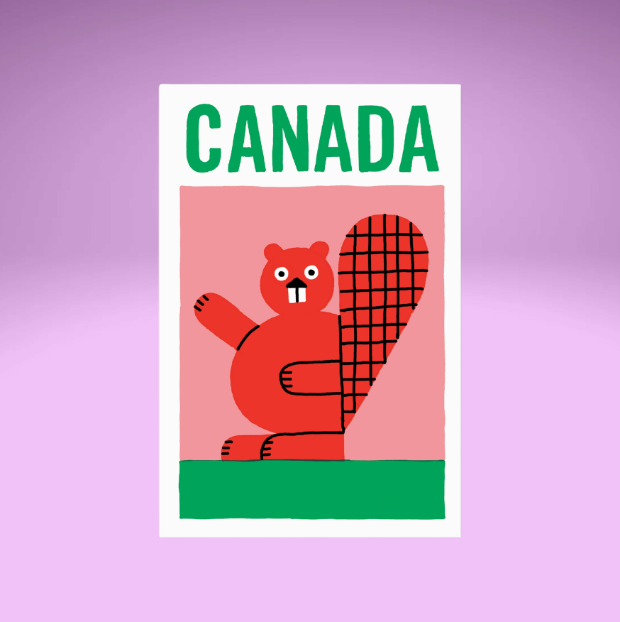 Beaver Canada Postcard