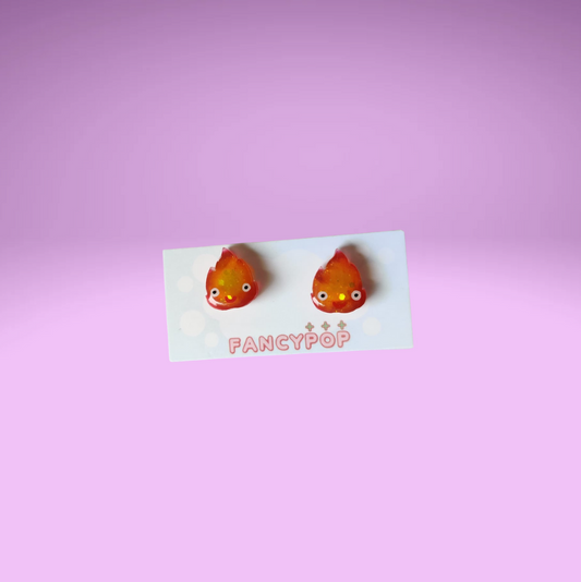 Calcifer Earrings