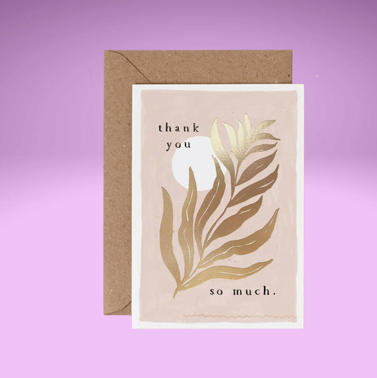 Leaf Thank You Card